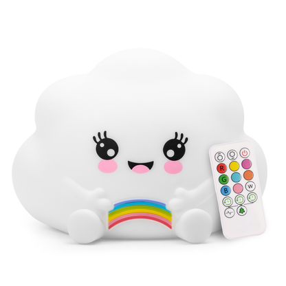 LumiPets® Kawaii Cloud - Children's Nursery Touch Night Light